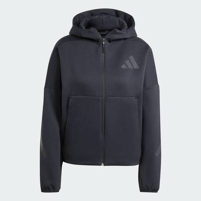 adidas Lifestyle adidas Z.N.E. Full-Zip Hoodie Women Black JE7848
