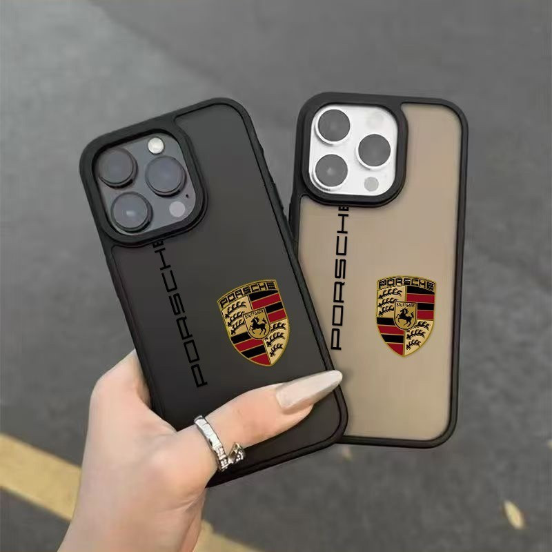 Ốp Điện Thoại Trong Suốt Màu Đen Trong Suốt Chống Sốc Giá Trị Cao Thời Trang Tiếng Anh Logo Ô Tô Tốt