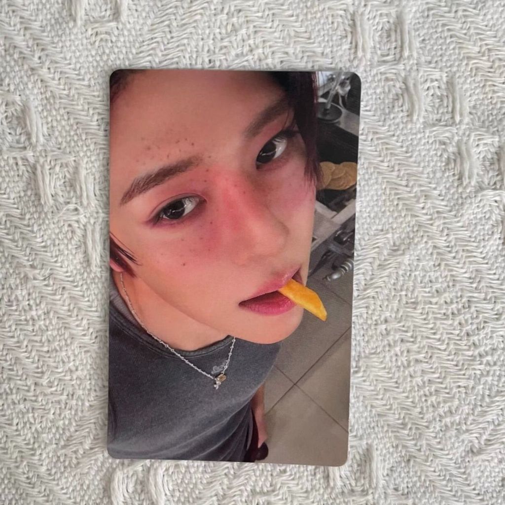 NCT WISH Photocard Thẻ may mắn yushi Photocard Khoai tây chiên Pháp