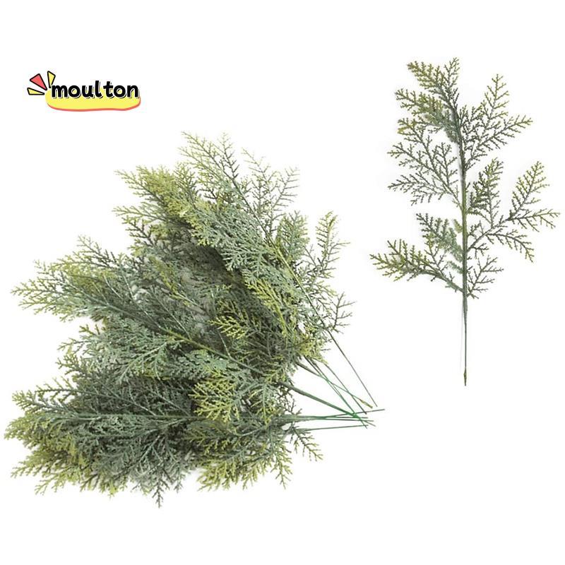 20 Chiếc Nhân Tạo Cedar Sprigs Giả Cedar Nhánh Cedar Thân Cây Sprigs Chọn DIY Phụ Kiện