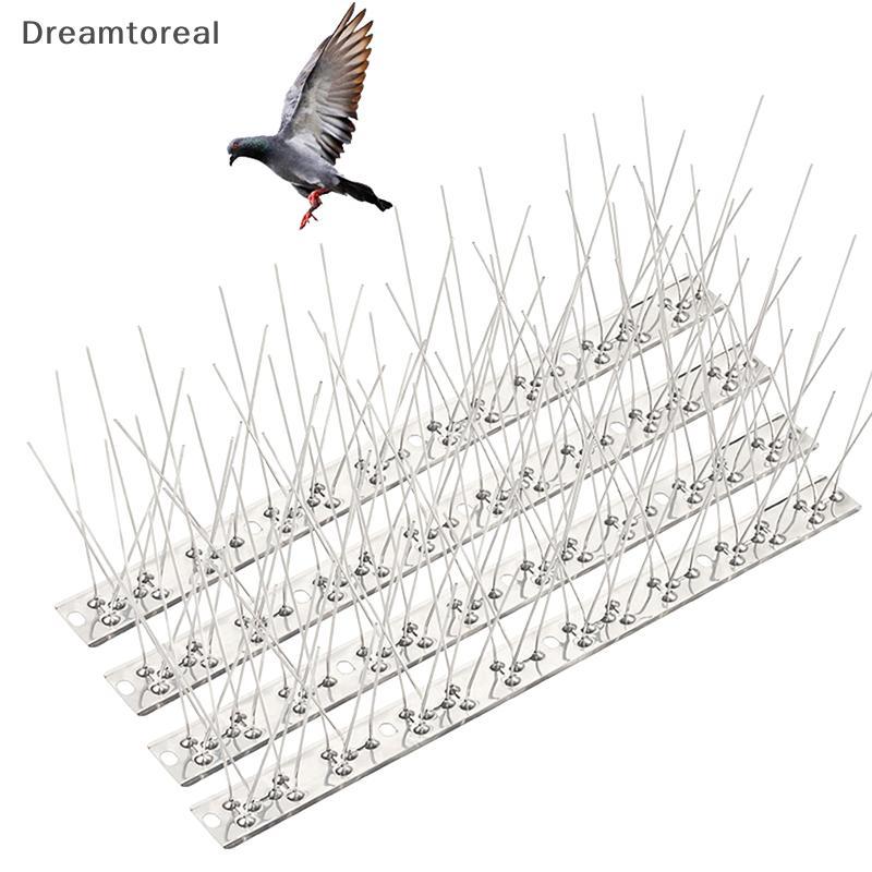 [DMT] Thép không gỉ Pigeon Spikes Bird Repeller Deterrent Traps Anti-bird Repellent Pest Control Gar