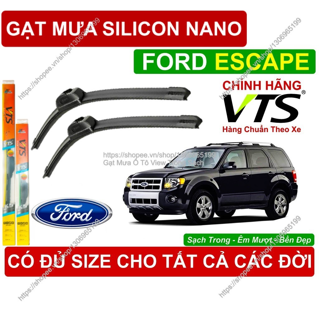 K5, Gạt Mưa VTS Kính Lái Ford Escape, Cặp Gạt M.ưa Kính Lái Ford Escape,        Ford Escape