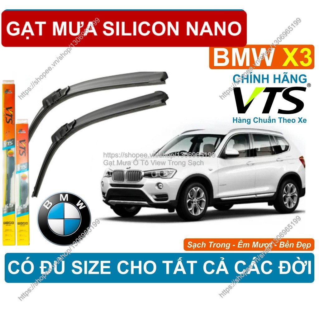 K5, Gạt Mưa Kính Lái BMW X3, Cặp Gạt Mưa Kính Lái   Dòng  BMW X3,        BMW X3, Gạt Sạch Êm Bền