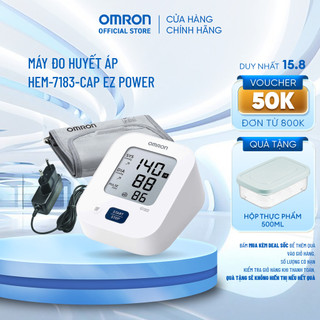 (Dòng mới 2026 - Kèm Adapter) Máy Đo Huyết Áp OMRON EZ Power HEM-7183-CAP