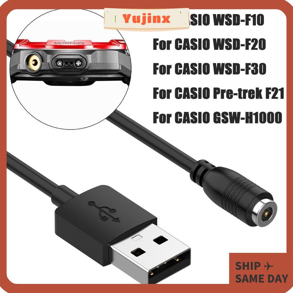 Cáp sạc USB YUJINX, Bộ sạc đồng hồ đa năng di động, Đế sạc thời trang thay thế cho WSD-F10 F20 F30 F