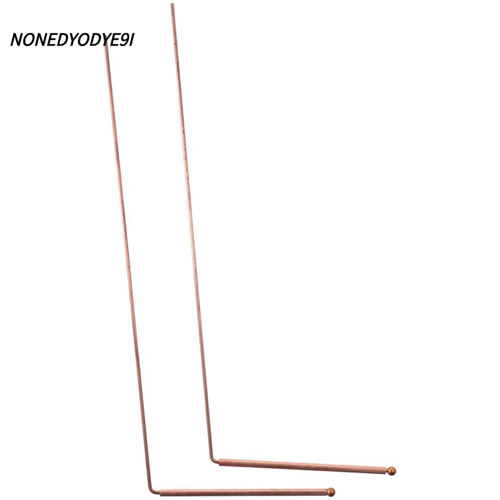 NONEDYODYE9I 2 Thanh Dowsing, Đồng Nguyên Chất 99,9% Đồng Ma Thiết Bị, Treasure Ghost hunters Ghost