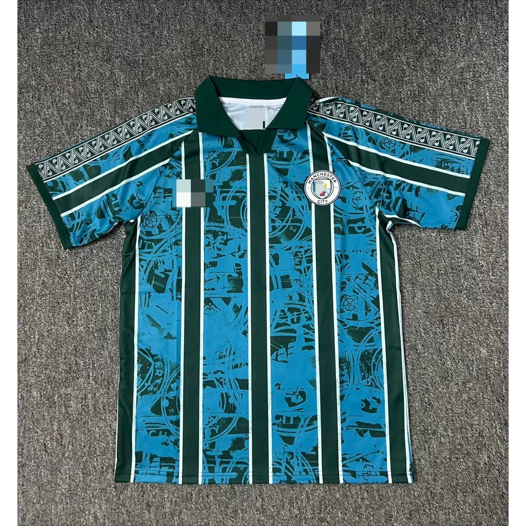 S-XXXXL 2526 fan phiên bản retro Man-ches-ter City chung phiên bản giới hạn size 9 áo bóng đá ngắn t