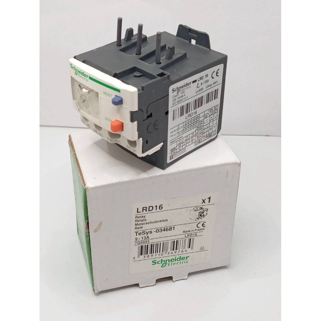 Mô hình rơle quá tải điện Schneider LRD16. Sản phẩm LRD16 được chụp ảnh từ công việc thực tế Gửi