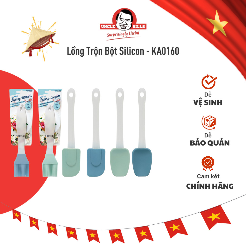 Cây trộn bột silicon UNCLE BILLS 25cm -KA0160