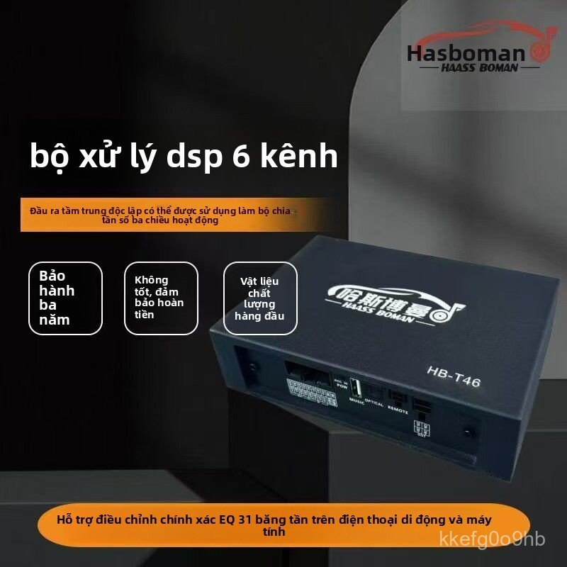 Bộ xử lý DSP 6 kênh 31 băng tần cho Chery Tiggo 8/Pro/Plus/8L, tinh chỉnh âm thanh chuyên nghiệp