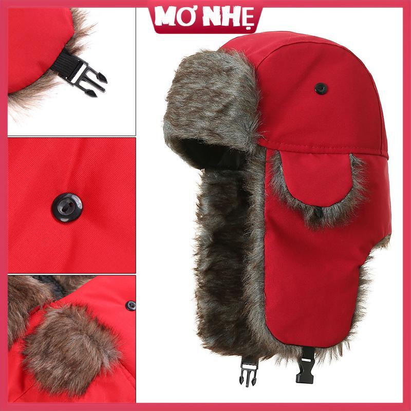 Cơ nhẹ Nam Mùa Đông Trapper Aviator ER hat Nga earflap Mũ trượt tuyết không thấm nước cơ nhẹ