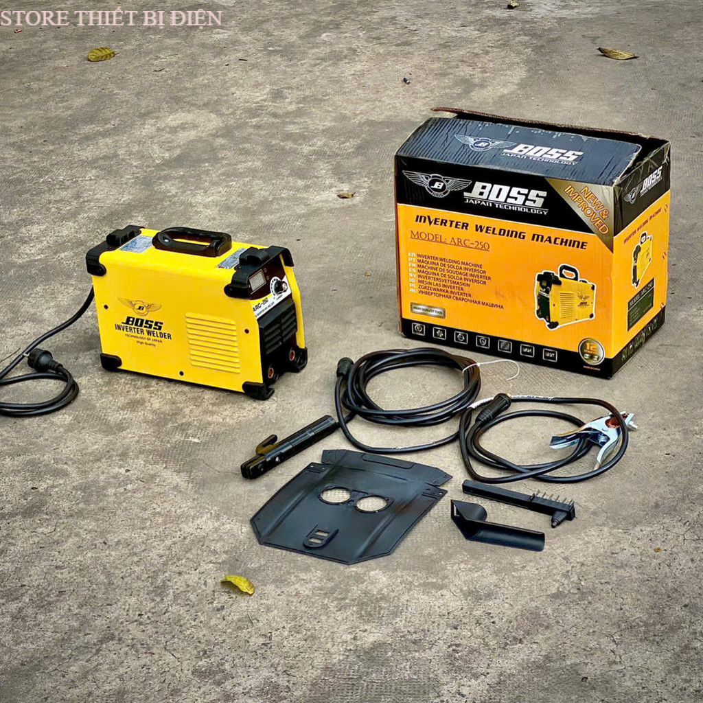 Máy Hàn điện tử 🌈 FREESHIP🌈 Máy Hàn điện tử   BOSS-ARC-250 chuyên kéo 1.6- 4 ly chất lượng cao STORE