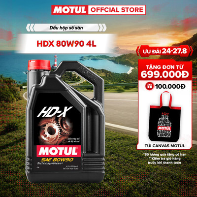 Dầu hợp số sàn xe ô tô MOTUL HDX 80W90 4L