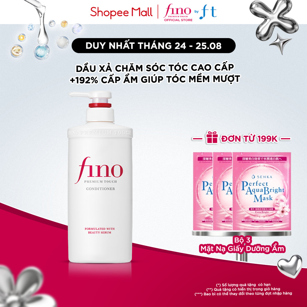 FINO DẦU XẢ CHĂM SÓC TÓC CAO CẤP 550ML (FINO PREMIUM TOUCH CONDITIONER B 550ML)
