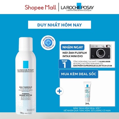 Nước xịt khoáng làm sạch và làm dịu cho da nhạy cảm La Roche-Posay Thermal Spring Water