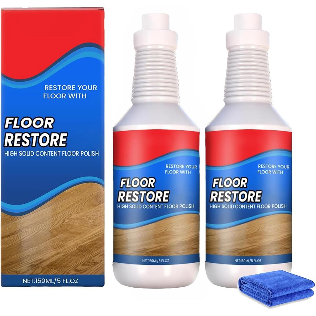 Chất tẩy rửa gỗ Purevive - 2026 New Floor Restore & Polish, Chất bảo vệ sàn khô đa năng cho gạch, Gỗ