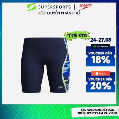 Quần Bơi Bé Trai Speedo Hyperboom Splice - Xanh Navy - 8-A000257002