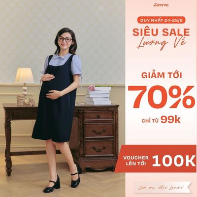 Váy Bầu NOVA DRESS Chéo Ý Cao Cấp, Đầm Bầu Công Sở Form Suông Giấu Dáng Che Bụng Hiệu Quả - L'amme