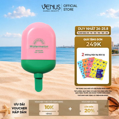 [DEAL MỞ BÁN] Kem Dưỡng Ẩm Patch Holic Chiết Xuất Dưa Hấu Hỗ Trợ Cấp Ẩm Sâu 70ml - THUẦN CHAY