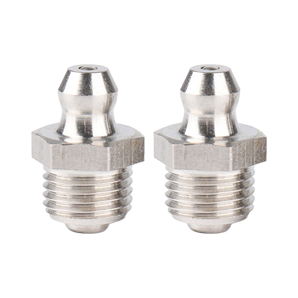 VOGZONE◇2 Chiếc Cho M10 * 1 Núm Vú Mỡ Thẳng Mỡ Núm Vú Cho Xe Máy Ô Tô