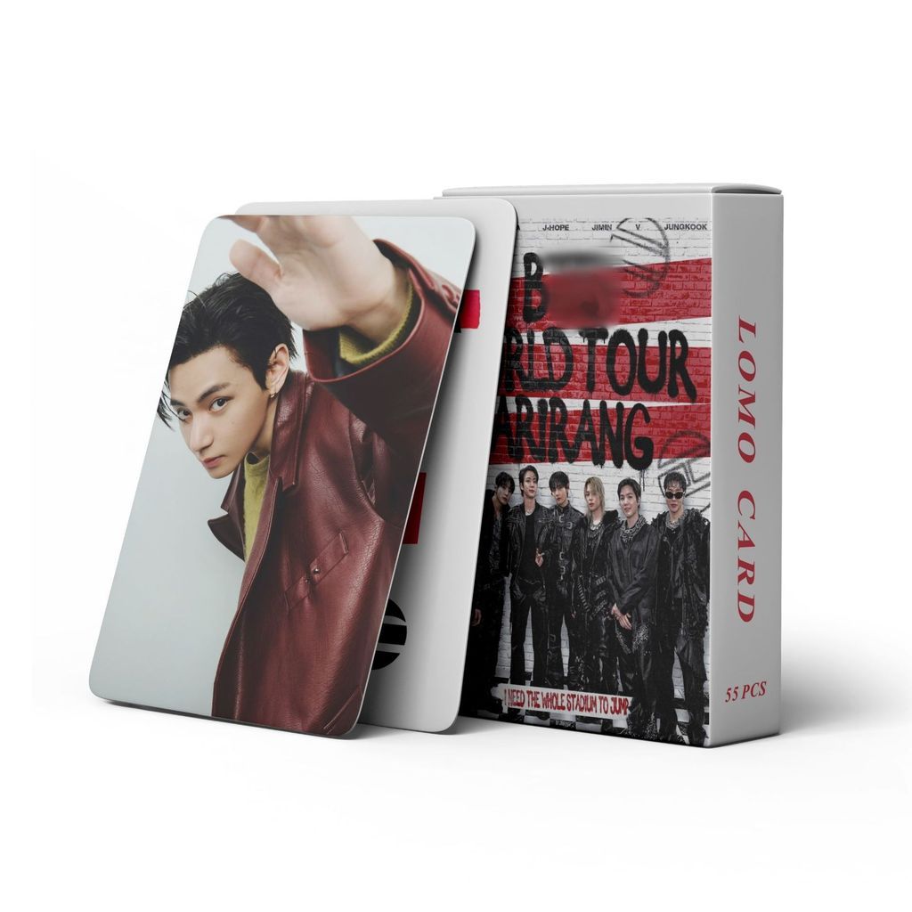 Hàng sẵn có 55 tờ BT Group Bullet Magazine Thẻ Laser ARIRANG Star KPOP Hàng hóa Thẻ LOMO