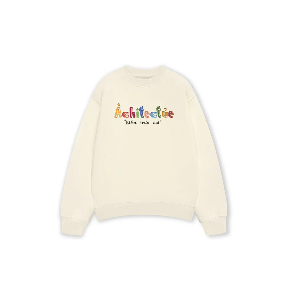 Áo Sweater Kiến Trúc Sai - Luôn Vui Tươi - Áo Vớ Vẩn Vui Tươi