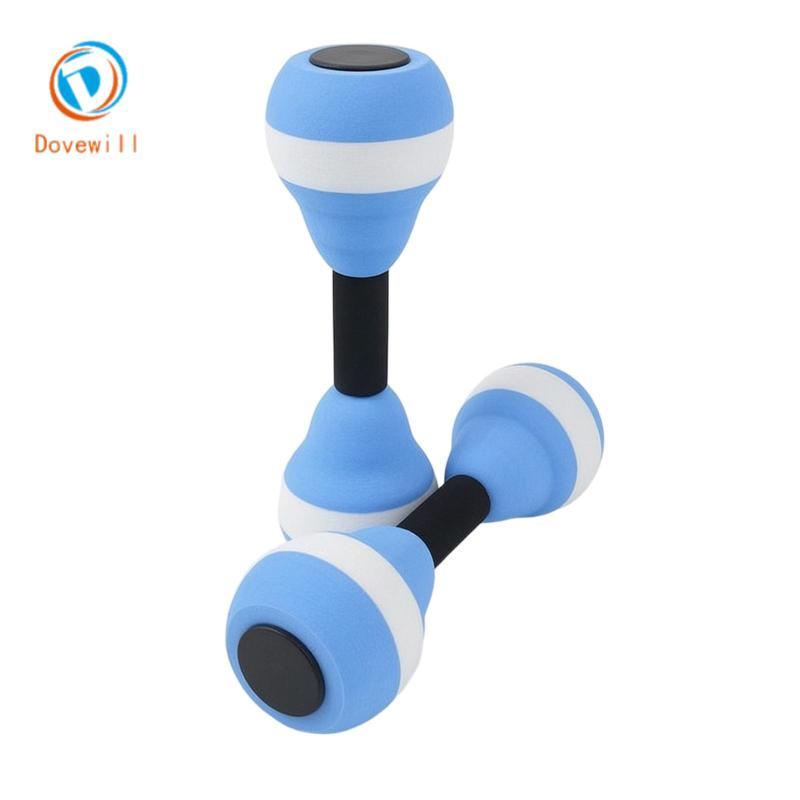 Dovewill Water Dumbbells Resistance Water Aerobics Dumbbells Water Fitness Barbells Easy-Grip Pool W