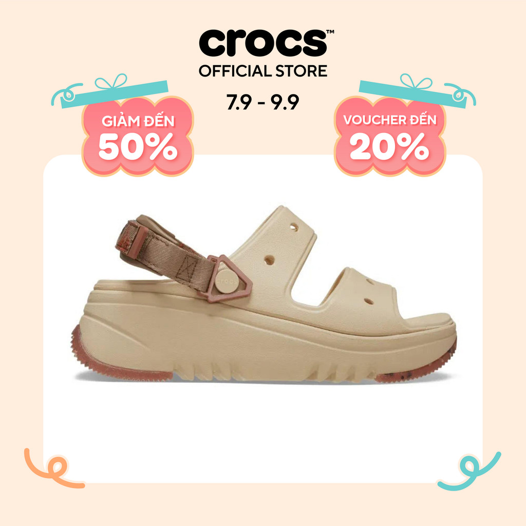 Xăng Đan Unisex Crocs Hiker Xscape  - Shitake - 208181-2DS
