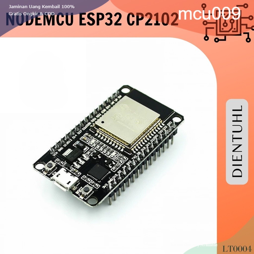 Vi điều khiển NodeMCU ESP32 thu phát Wifi BLE chip CP2102