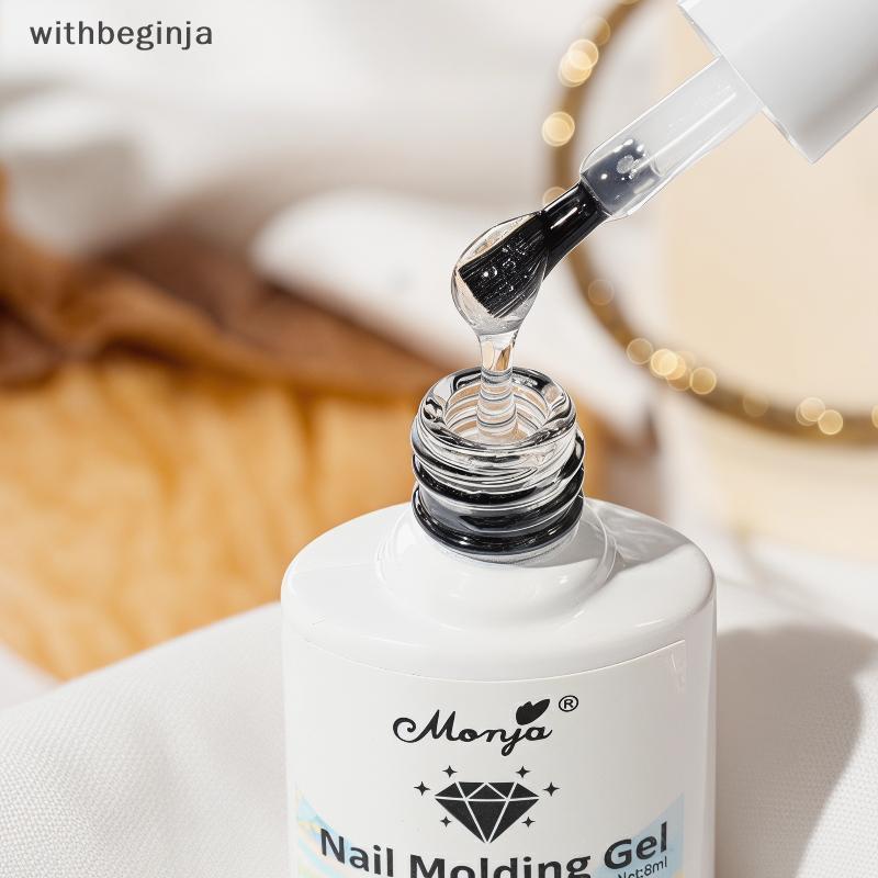 WGT 3D Water Drop Design Nail Gel Lâu trôi Cao Cấp Top Coat dành cho nghệ sĩ làm móng N