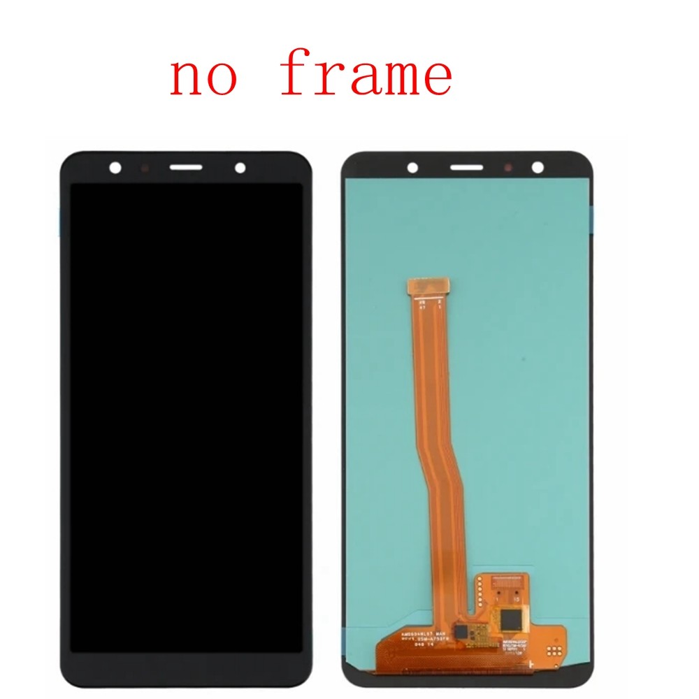 A750 LCD Có Khung Dành Cho Samsung Galaxy A7 2018 LCD A750F A750FN A750 Khung Màn Hình Hiển Thị Bộ S