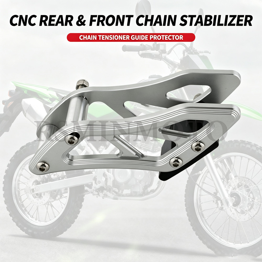 KLX 150 Xe Máy Phía Trước Dây Xích Phía Sau Hướng Dẫn Thanh Trượt Ổn Định Cho Kawasaki KLX150 KLX150