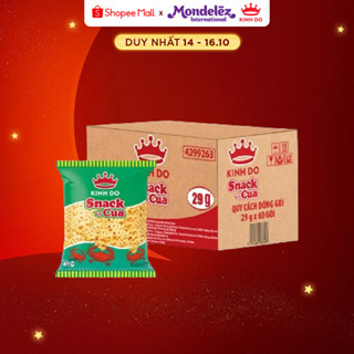 Bánh Snack Cua Kinh Đô, 1 Thùng 60 Gói X 29G