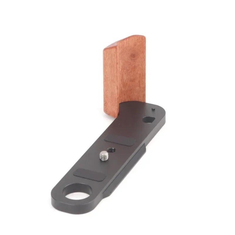 Dành Cho Handgrip Nikon F3 / F3HP / F3AF Camera QR Arca Swiss Plate Tripod Mount Tay Cầm Bằng Gỗ Tay