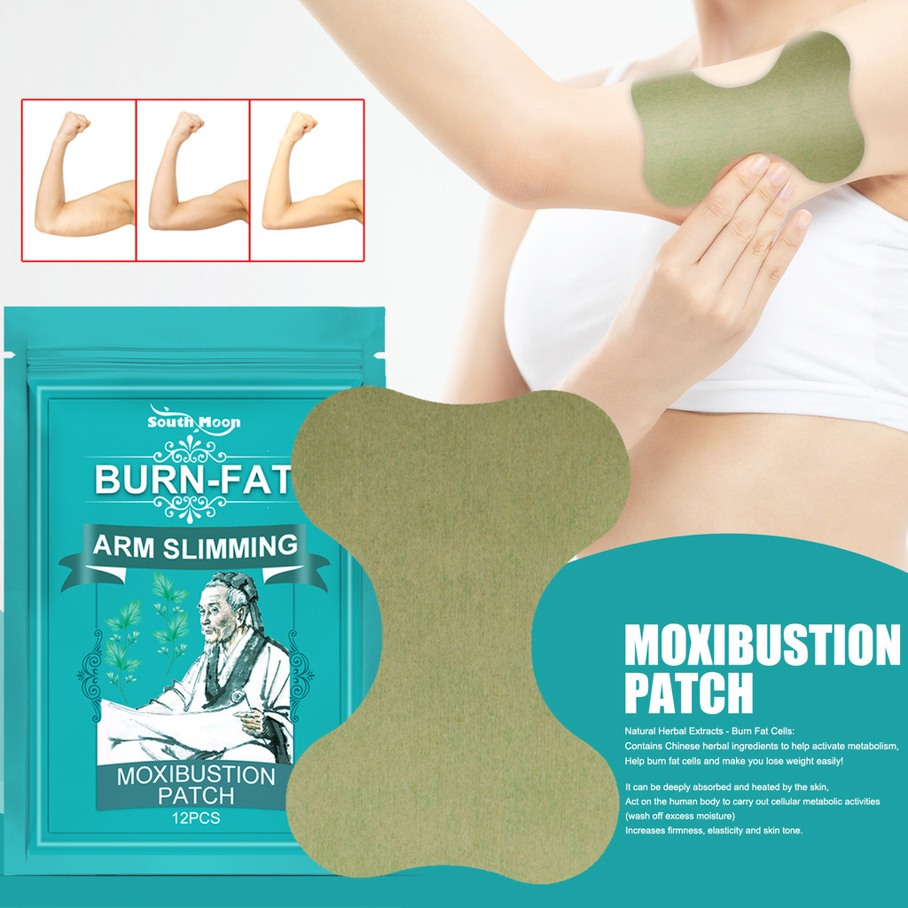 South Moon Arm Slimming Moxibustion Patch Hot Compress Burning Fat Weight Loss Patch