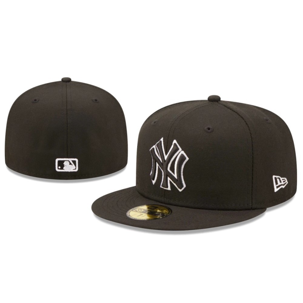 ️ Vintage New York Yankees MLB Mũ trang bị Topi Era Mũ thể thao Mũ bóng chày Full Cap 59FIFTY Mũ nam