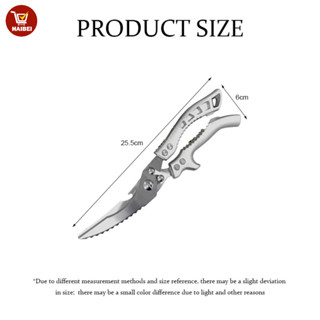 Kéo dùng trong gia đình, kéo nhà bếp, có thể cắt xương gà, vịt, ngỗng, thép không gỉ đa năng, an toàn và tiện lợi