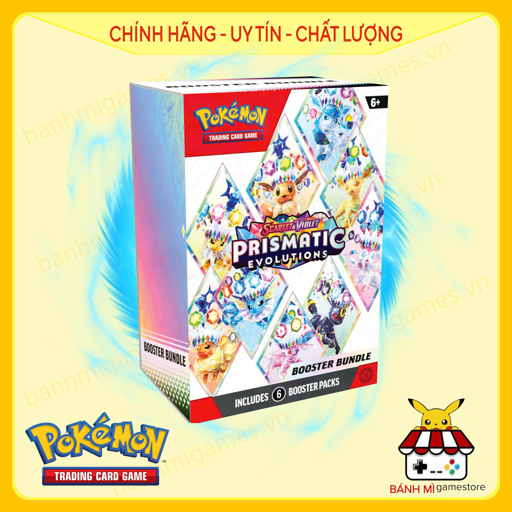Pokémon TCGL Scarlet & Violet - Prismatic Evolutions Booster Bundle (6 packs)