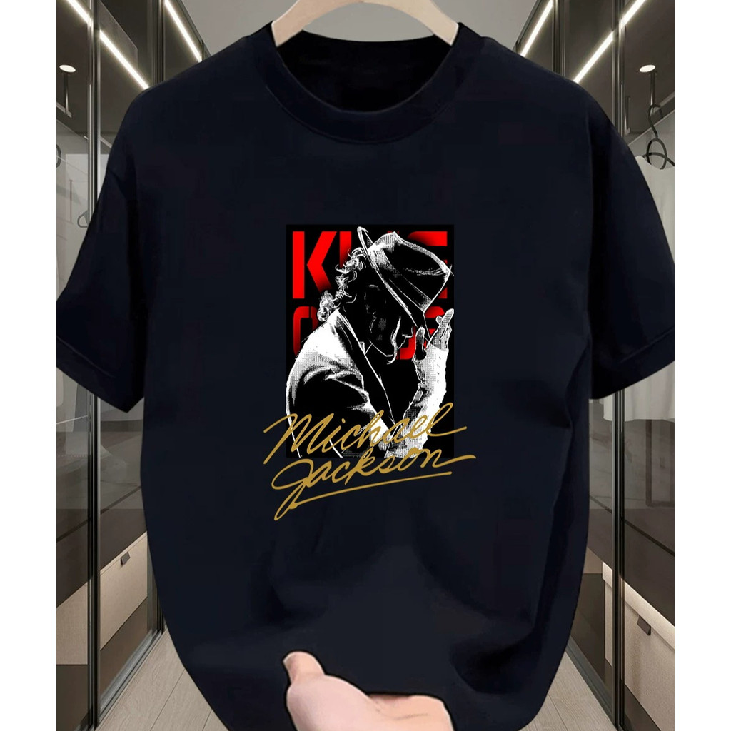 2026 Phong Cách Mới Michael Jackson Superstar Road Michael Jackson American In Hình Áo Thun Tay Ngắn