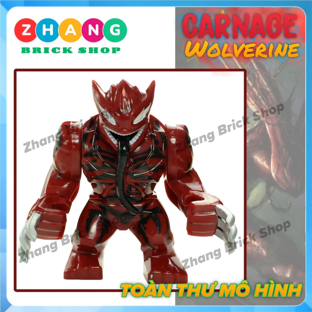 Mô hình nhân vật Người sói lai Venom Wolverine Logan Big Figures PG2072 PG8242 Zhang Brick Shop