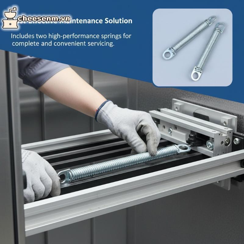 Lò xo cửa thang máy Cheenm Schindler 2 CÁI có thể gập lại với 3300 3600 5200 5500 Giảm tiếng ồn cho 