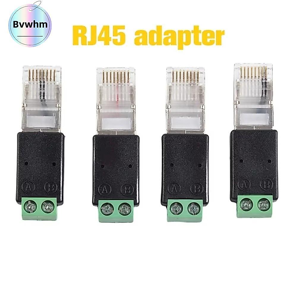 Bộ chuyển đổi BVWHM RJ45 sang RS485, Bộ chuyển đổi đầu cuối 2PIN RJ45 Đầu nối đầu cuối RJ45 RJ45, Bộ