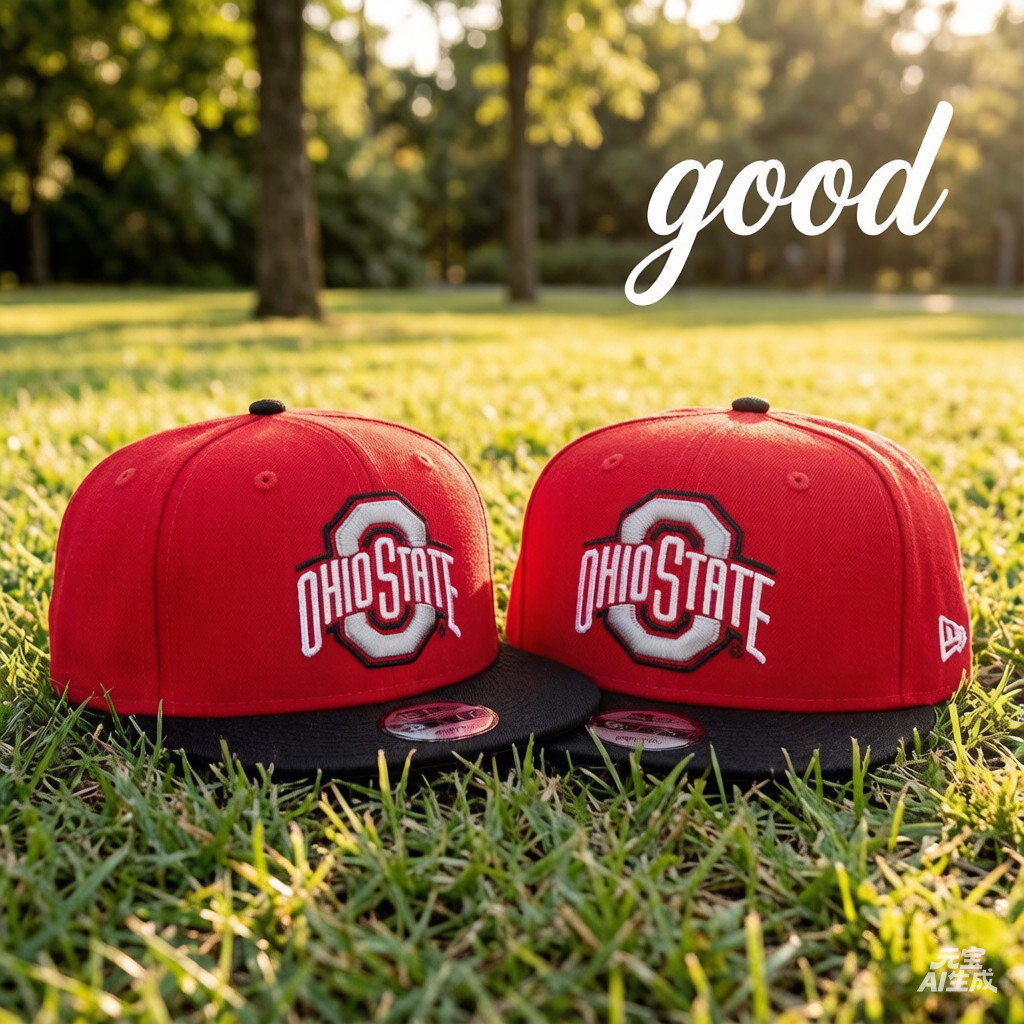 Mũ bóng chày, Ohio State Buckeyes New Era Youth Logo 9FIFTY Mũ có thể điều chỉnh - Mũ che nắng nam n