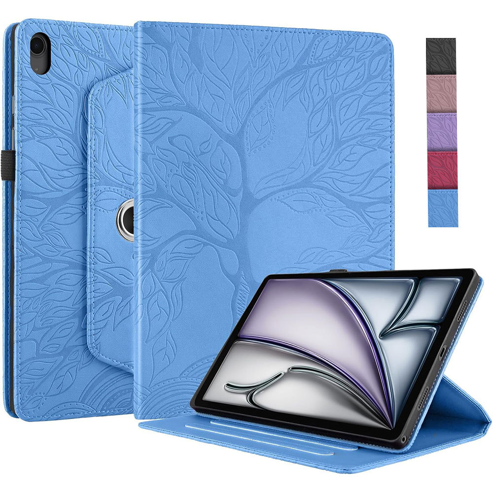 Ốp lưng thông minh bằng da PU xoay 360 độ cho iPad Air 11 inch 13 inch M4 2026 / M3 2025 / M2 2024, 
