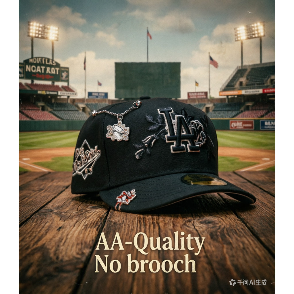 Bộ sưu tập tháng 7 mớiAA-NEW ERA 9FIFTY BLACK LOS ANGELES DODGERS W / ROSE Mũ bóng chày có thể điều 