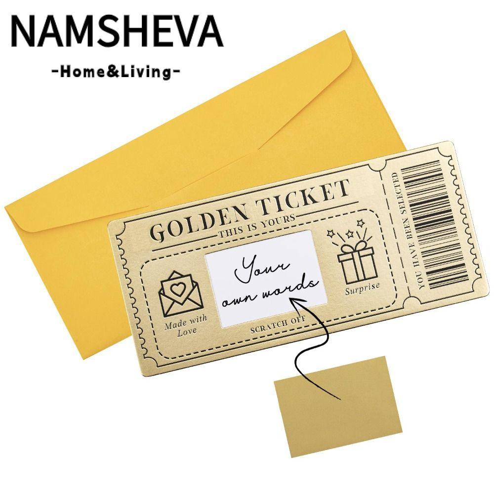 Vé hòa nhạc NAMSHEVA, Quà tặng bèo vé vàng Thẻ cào, có phong bì Đảng ủng hộ vé cào Vé xem phim Vouch