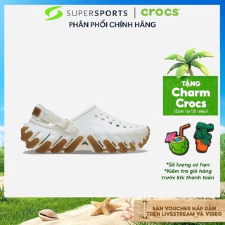 Giày Clog Unisex Crocs Echo Gum Ro - Trắng - 211675-0WV