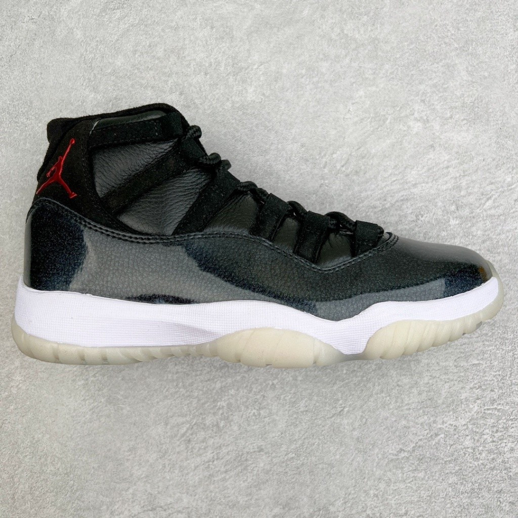 US13 Air Jordan 11 XI Retro Đen Trắng Đỏ 378037002 Giày