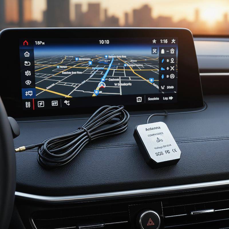 SHNGki GPS Hoạt Động Ăng Ten 28dB Tăng MCX Nam 1575.42 MHz Vị Trí Nâng Cao Cho Ô Tô GPS Dashcam Mới