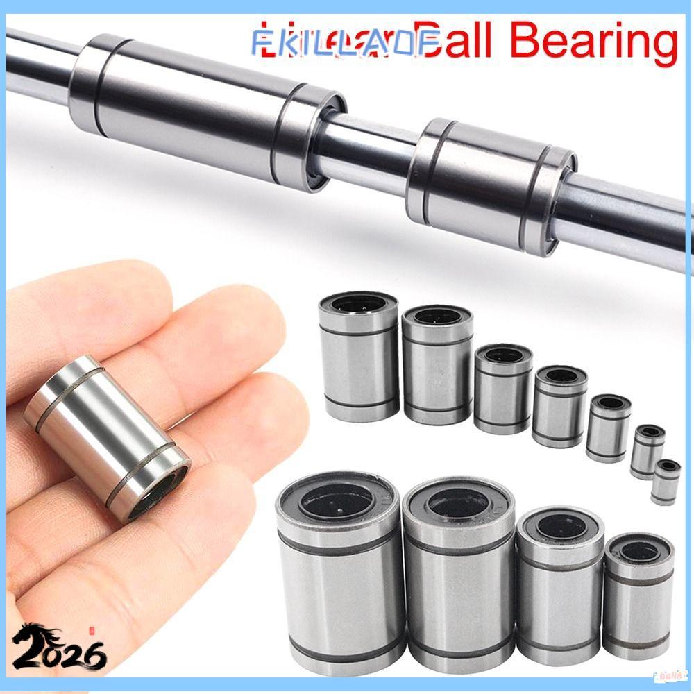 FKIL Vòng bi tuyến tính Thanh bền Trục CNC Phần LM3UU LM4UU LM5UU LM6UU